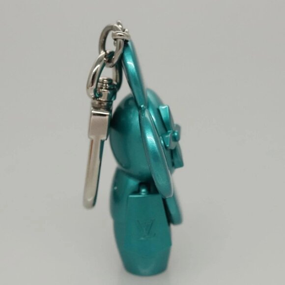 LOUIS VUITTON Vivienne Bijoux Sac Charm metal Light Blue M00484 LV Auth - Picture 5 of 16